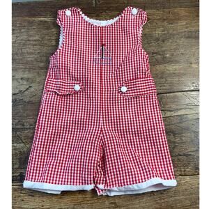 The Proper Peony Gingham Sailboat Jon‎ Jon size 12mo